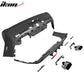 2008-2014 Dodge Challenger Front+Rear Bumper Cover+Lip+Diffuser PP