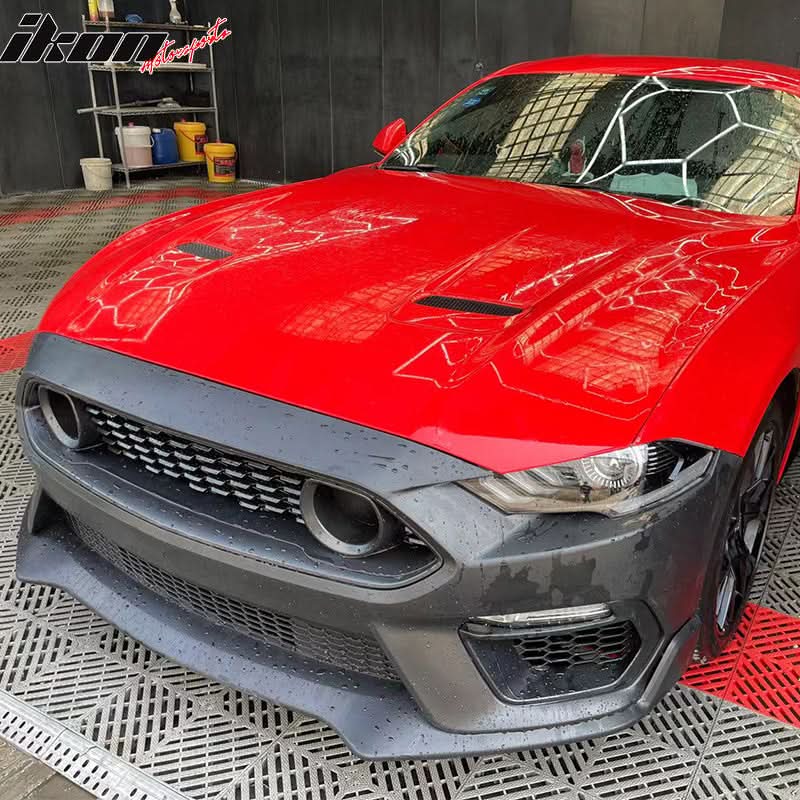 2018-2023 Ford Mustang Mach 1 Style Unpainted Front Bumper Cover PP