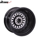 (2) 17X8.5 +25 5X100 / 5X114.3 Step Lip Deep Dish Mesh Wheels Rims