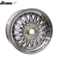 (2) 18X8.0 +35 5X114.3 / 5X120 Step Lip Deep Dish Mesh Wheels Rims