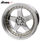 (4) 18X10 +30 5X100 / 5X114.3 Step Lip 5 Spoke Wheels Rims Replacement