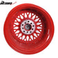 (2) 17X10 +30 5X100 / 5X114.3 Step Lip Deep Dish Mesh Wheels Rims Kit