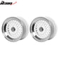 (2) 17X8.5 +25 5X100 / 5X114.3 Step Lip Deep Dish Mesh Wheels Rim Pair