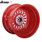 (4) 17X10 +30 5X100 / 5X114.3 Step Lip Deep Dish Mesh Wheels Rim
