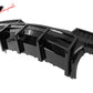 2014-2015 Chevy Camaro Black Rear Diffuser + Quad Exhaust Tips