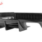 2014-2015 Chevy Camaro Black Rear Diffuser + Quad Exhaust Tips