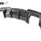 2014-2015 Chevy Camaro Black Rear Diffuser + Quad Exhaust Tips