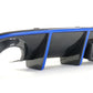 2015-2023 Dodge Charger Rear Diffuser & Red LED Blue Reflective Tape
