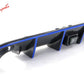 2015-2023 Dodge Charger LED Rear Diffuser Carbon Fiber Look Blue Tape