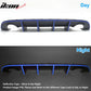 2012-2014 Dodge Charger OE Style Rear Diffuser + Reflective Tape