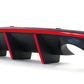 2012-2014 Charger SRT8 V2 Style Rear Diffuser w/ Reflective Tape