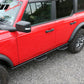 2021-2025 Ford Bronco 4 Door Black Rock Rail Side Step Tungsten Steel