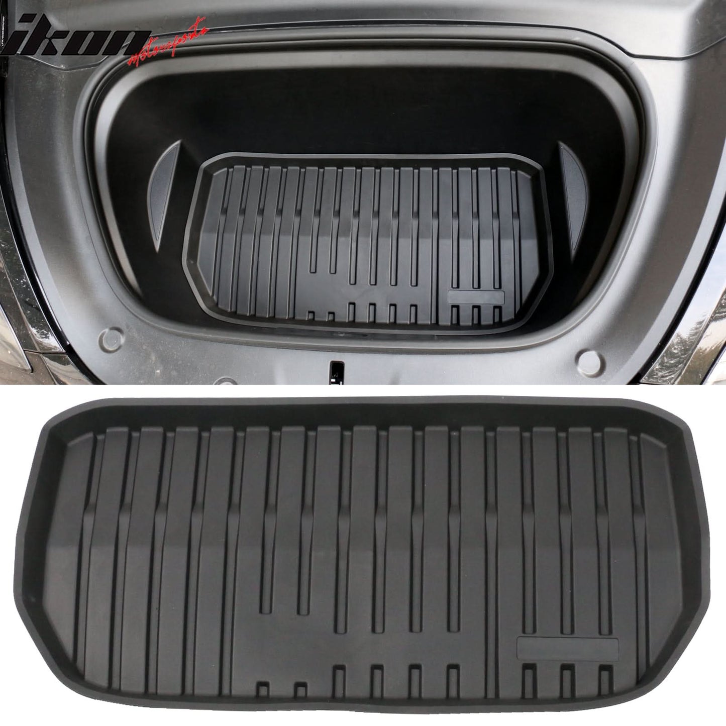 2020-2023 Tesla Model Y Black Trunk Mats Rear Seat Cover Injection TPE