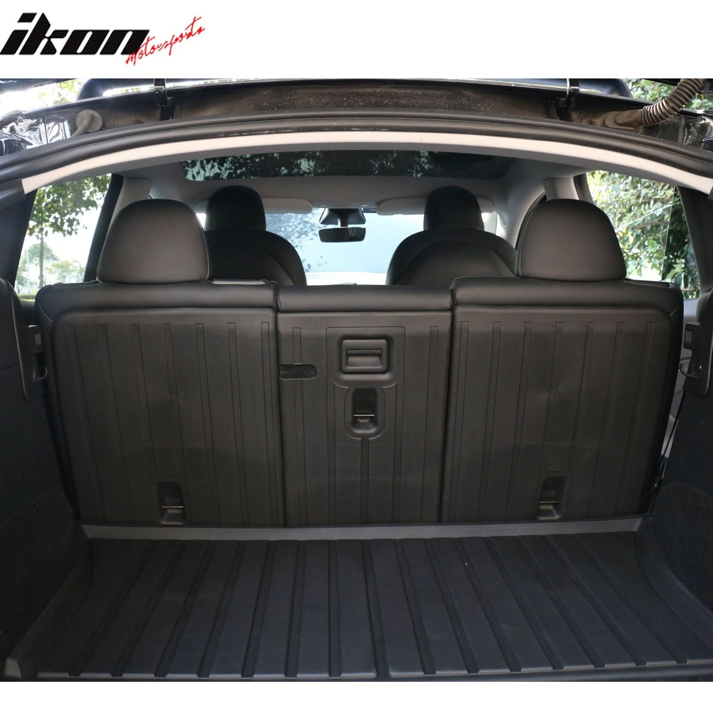 2020-2023 Tesla Model Y Black Trunk Mats Rear Seat Cover Injection TPE
