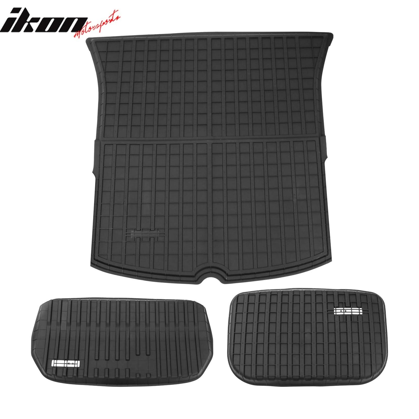 2020-2023 Tesla Model Y Black Trunk Mats Rear Seat Cover Injection TPE
