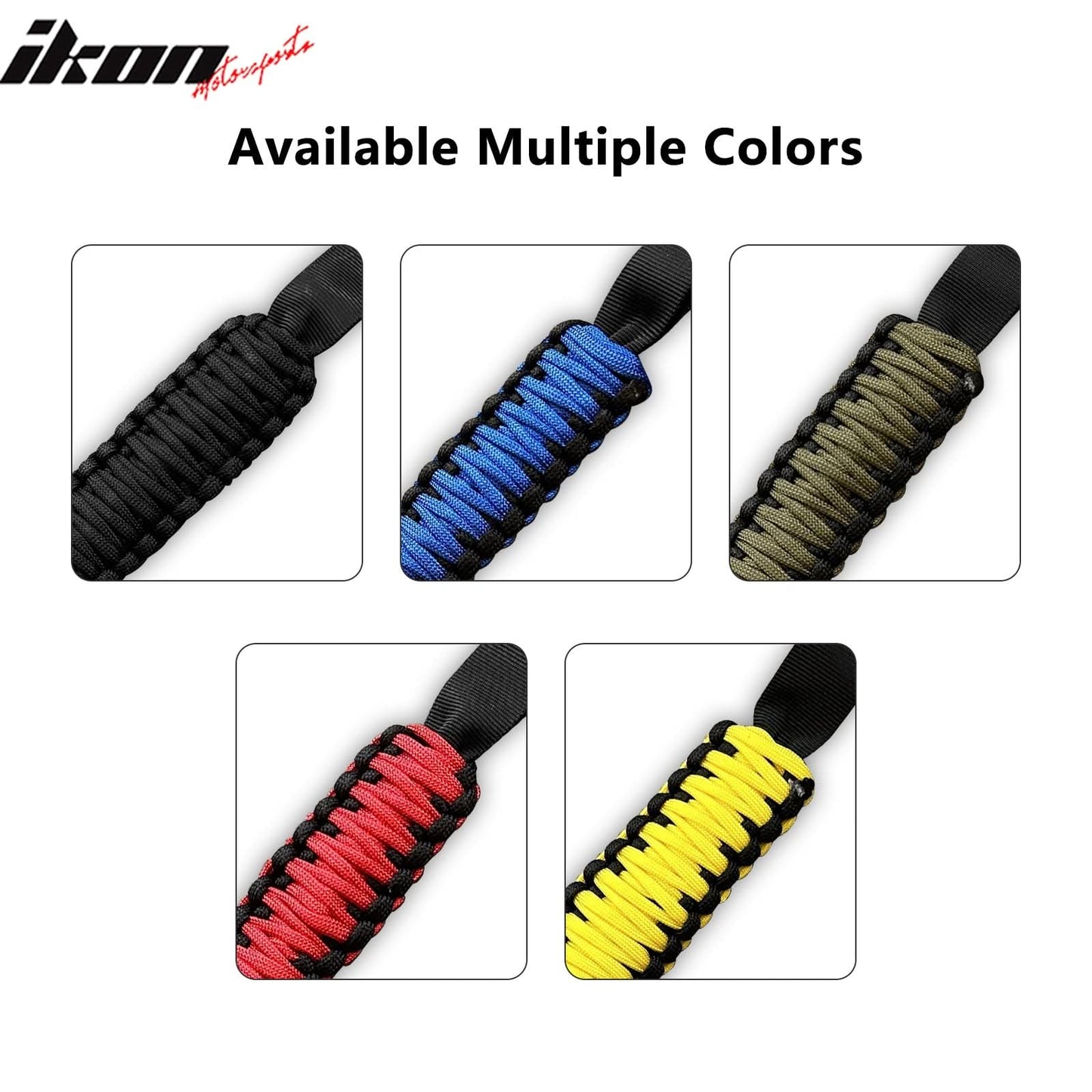 2021-2025 Ford Bronco Headrest Handle + Roll Bar Grab Nylon 4PCS