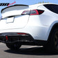 2020-2024 Tesla Y IKON Carbon Fiber Print Rear Lip W/ RearÂ Aprons PP
