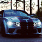 2020-2023 Dodge Charger SRT Widebody Style Smoke LED Mesh Grille ABS