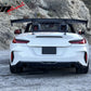 Universal 61'' GT Trunk Spoiler V1 Brackets V4C Legs + V4D Plates ABS