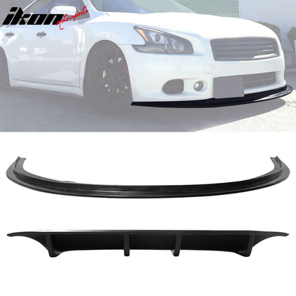 Rear Diffuser & Front Lip For 2009-2015 Nissan Maxima MDA Style PU
