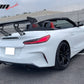 56"Inch GT Style Trunk Spoiler V1 Side Plates V3 Legs 3D Carbon Fiber