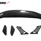 56"Inch GT Style Trunk Spoiler V1 Side Plates V3 Legs 3D Carbon Fiber