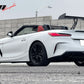 56"Inch GT Style Trunk Spoiler V1 Side Plates V5 Legs 3D Carbon Fiber