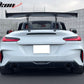 56"Inch GT Style Trunk Spoiler V1 Side Plates V6 Legs 3D Carbon Fiber
