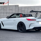 56"Inch GT Style Trunk Spoiler V1 Side Plates V6 Legs 3D Carbon Fiber