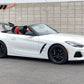 57'' 12" Height Drag Trunk Spoiler V2 Side Plates V3 Legs Carbon Fiber