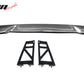 57'' 12" Height Drag Trunk Spoiler V2 Side Plates V6 Legs Carbon Fiber