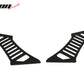 56"Inch GT Style Trunk Spoiler V3 Side Plates V3 Legs 3D Carbon Fiber