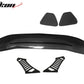56"Inch GT Style Trunk Spoiler V3 Side Plates V3 Legs 3D Carbon Fiber