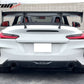 56"Inch GT Style Trunk Spoiler V3 Side Plates V5 Legs 3D Carbon Fiber