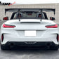 56"Inch GT Style Trunk Spoiler V3 Side Plates V6 Legs 3D Carbon Fiber