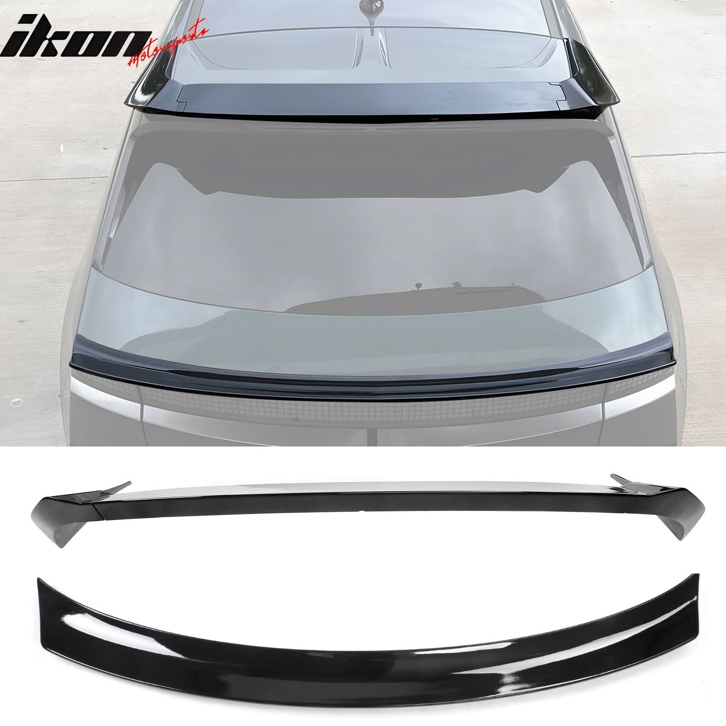 2022-2024Â Hyundai Ioniq 5 IKON Gloss Black Trunk + Roof Spoiler ABS