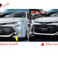 2019-2021 Toyota Corolla Gloss Black Front Bumper Lip + Side Canards