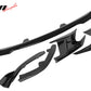 2022-2023 Toyota Corolla Gloss Black 3PC Front Bumper Lip+Side Canards