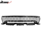 2015-2023 Dodge Charger IKON Matte Black Rear Bumper Cover Diffuer PP