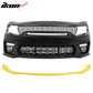 2015-2023 Dodge Charger Widebody LED Front Bumper Cover Yellow Lip PP