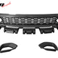 2015-2023 Charger Widebody Rear Bumper Covers W/ SRT Grilles LED ABS