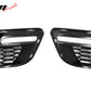 2015-2023 Charger Widebody Rear Bumper Covers W/ SRT Grilles LED ABS