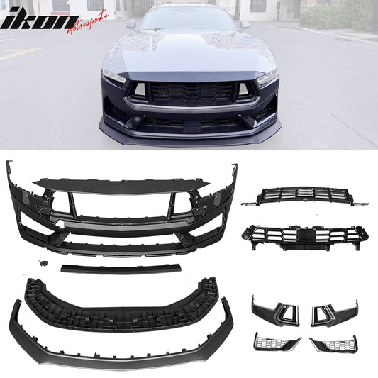 2024-2025 Ford Mustang Dark Horse Style Front Bumper Conversion Kit PP