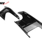2019-2025 Toyota Corolla Gloss Black Front Splitters + Side Canards