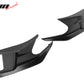 2019-2025 Toyota Corolla Matte Black Front Splitters + Side Canards