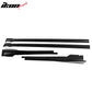 2022-2025 Subaru WRX D Matte Black Front Rear Bumper Lip Corner Aprons
