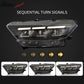 2015-2017 Ford Mustang Dark Horse Bumper Cover Switchback Headlight
