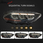 2018-2023 Ford Mustang Dark Horse Bumper Cover Switchback Headlight PP
