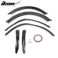 2015-2023 Charger IKON Matte Black Front Rear Bumper Covers LED Grille