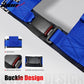 Universal Racing Bucket Seats W/ 4 Point 3" Belt Harness Blue